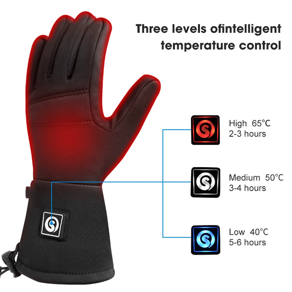 Snow deer s18 зимние перчатки с подогревом - Фотография_2
