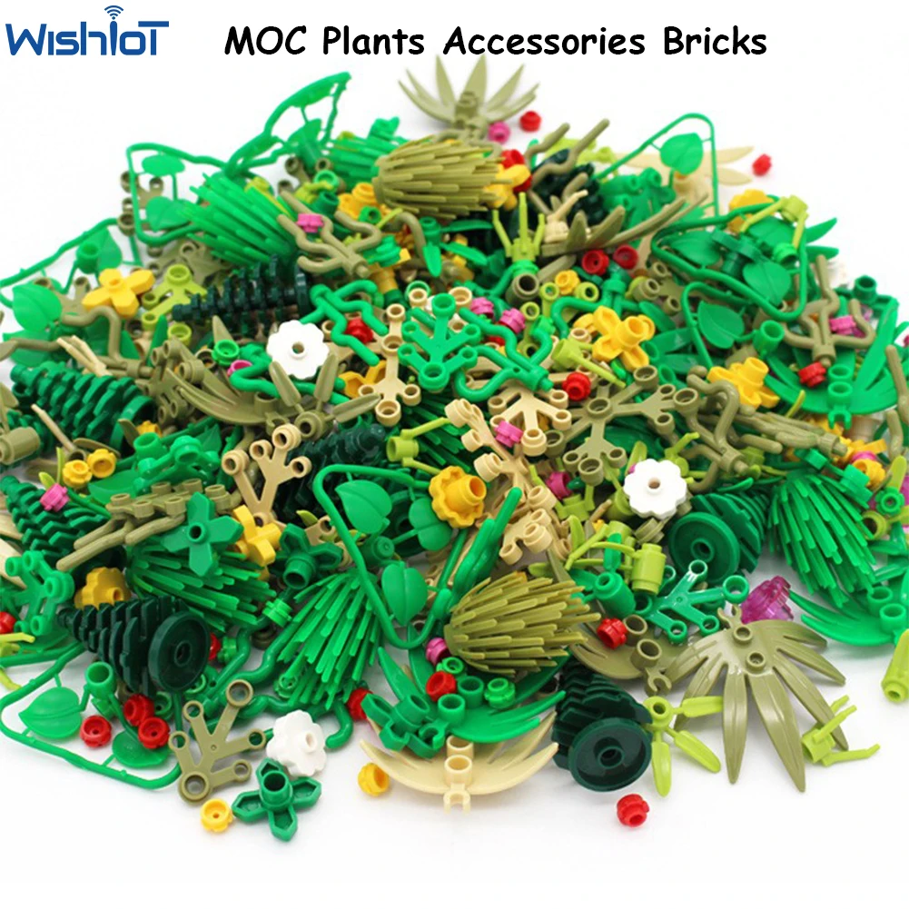 Moc аксессуары для растений кубики