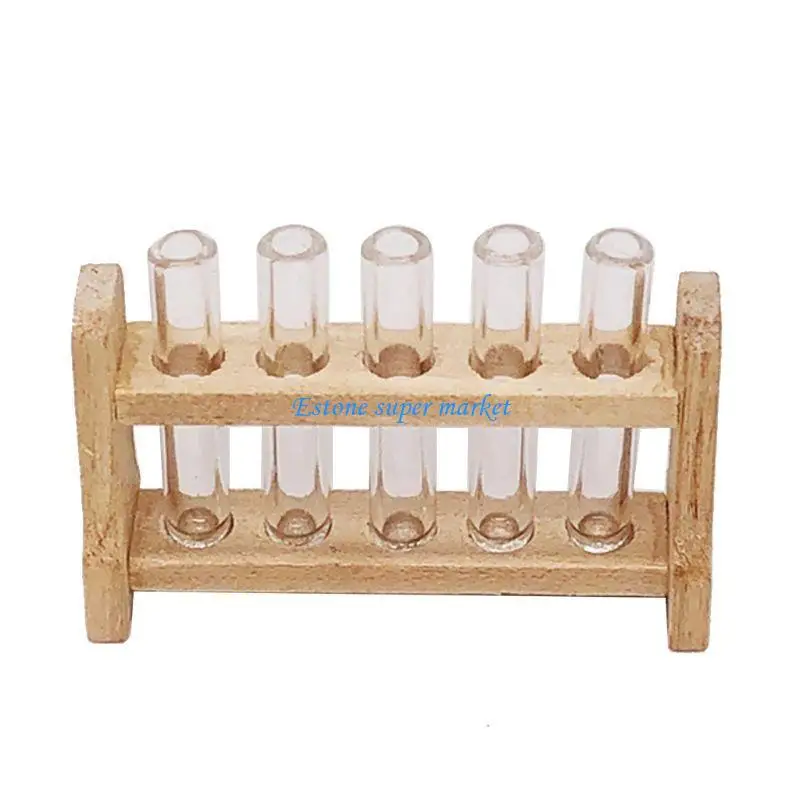 Laboratory glass tratter tribings с деревянной стойкой набор 1