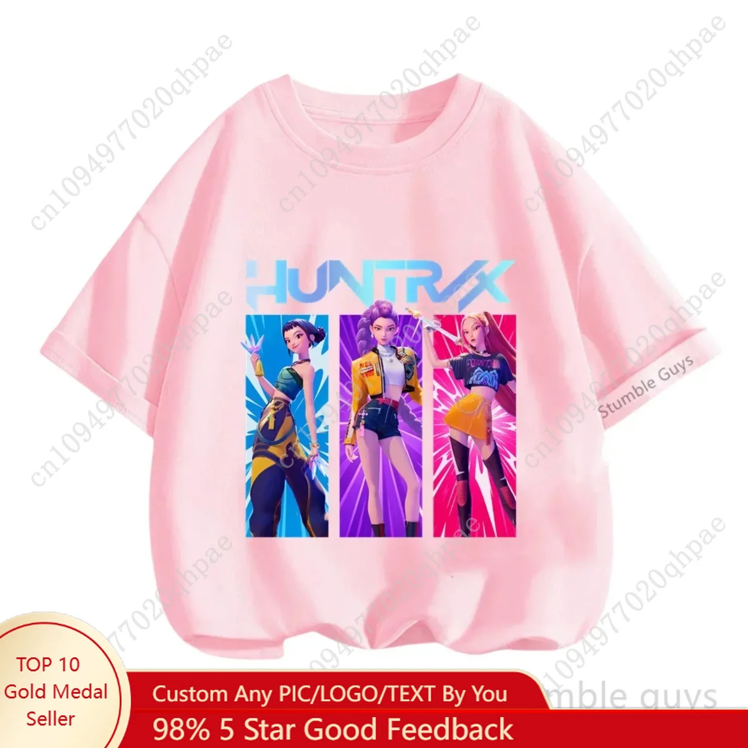 Kpop demon hunters t-shirt enfants