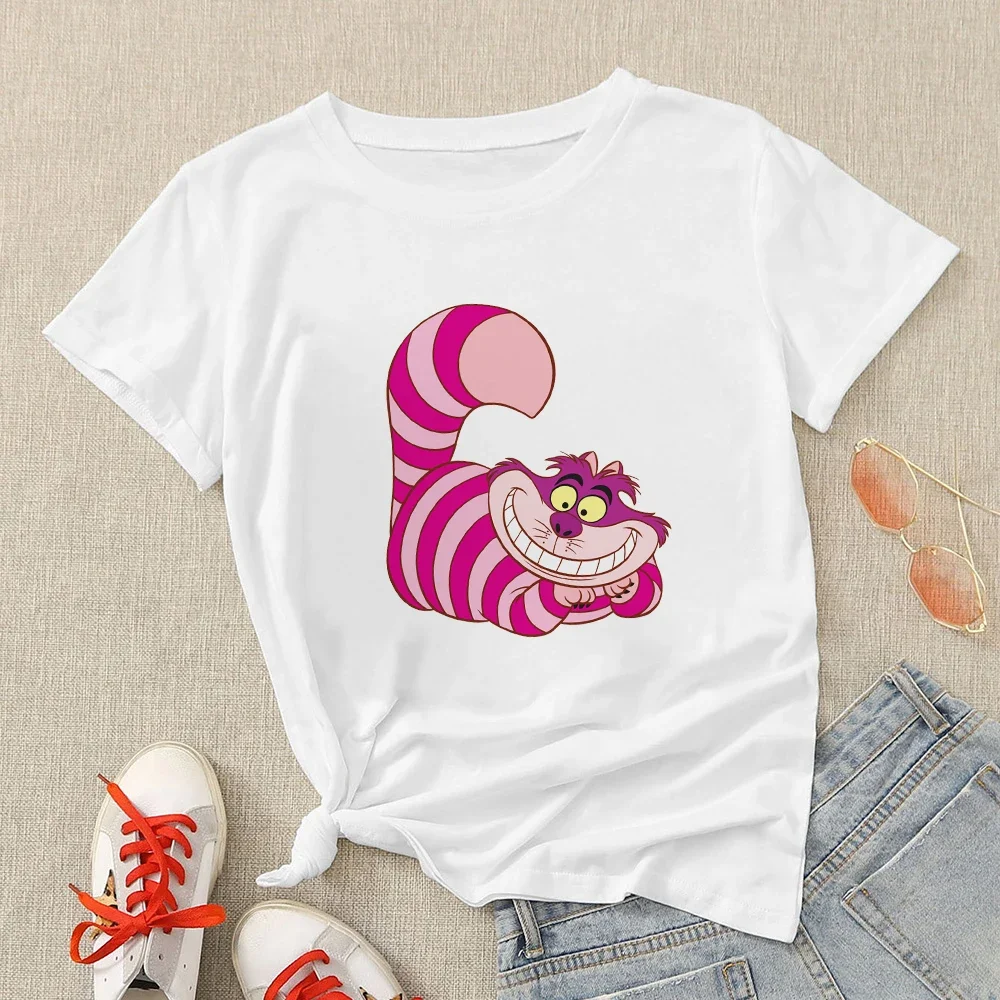 Funny cat printed women t-shirt