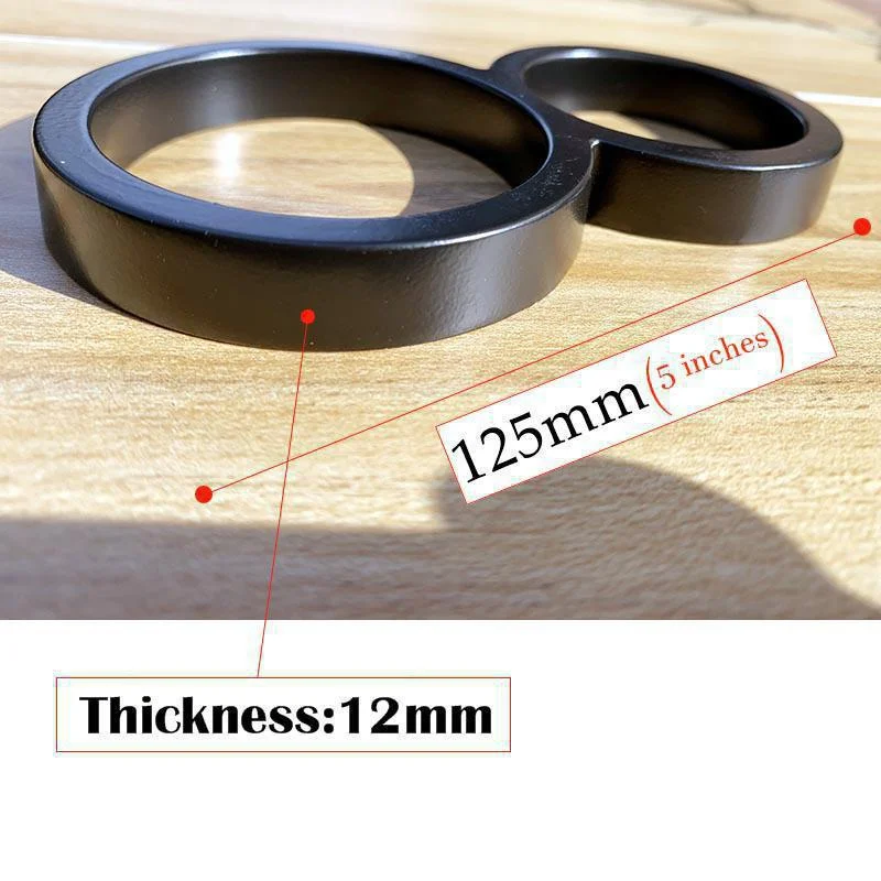 125 мм черные номера дома - Фотография_2