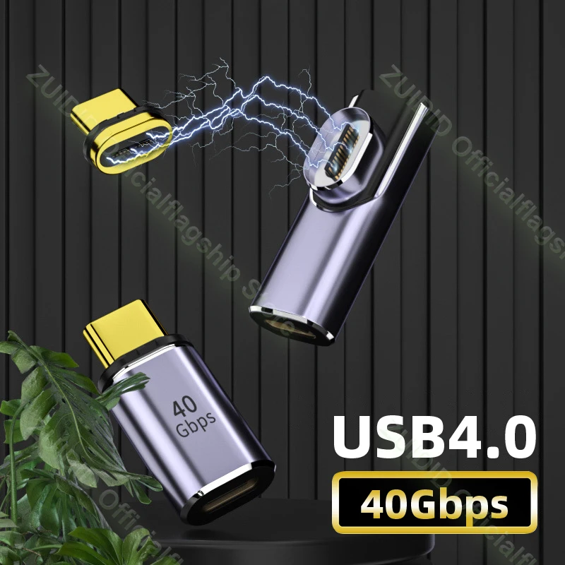Магнитный адаптер usb4.0 thunderbolt3 usb c к типу c - Фотография_2