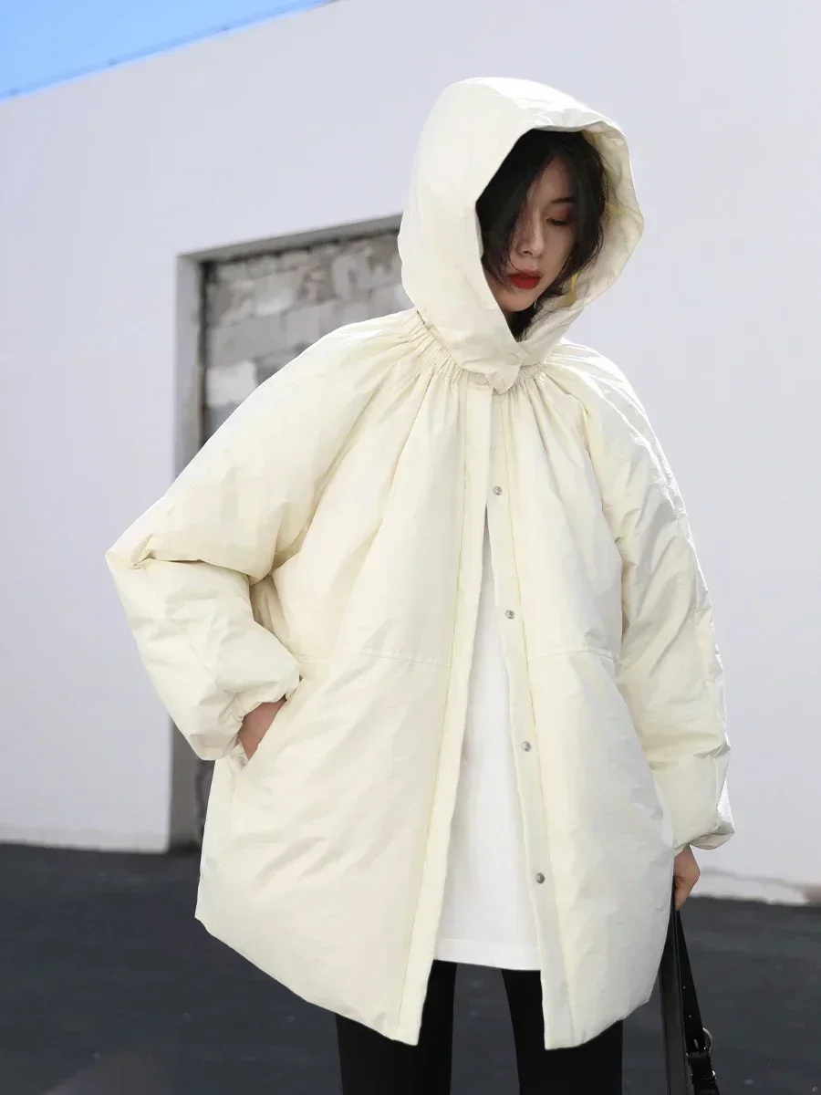 Chic ven женские пуховики однотонный - Фотография_4