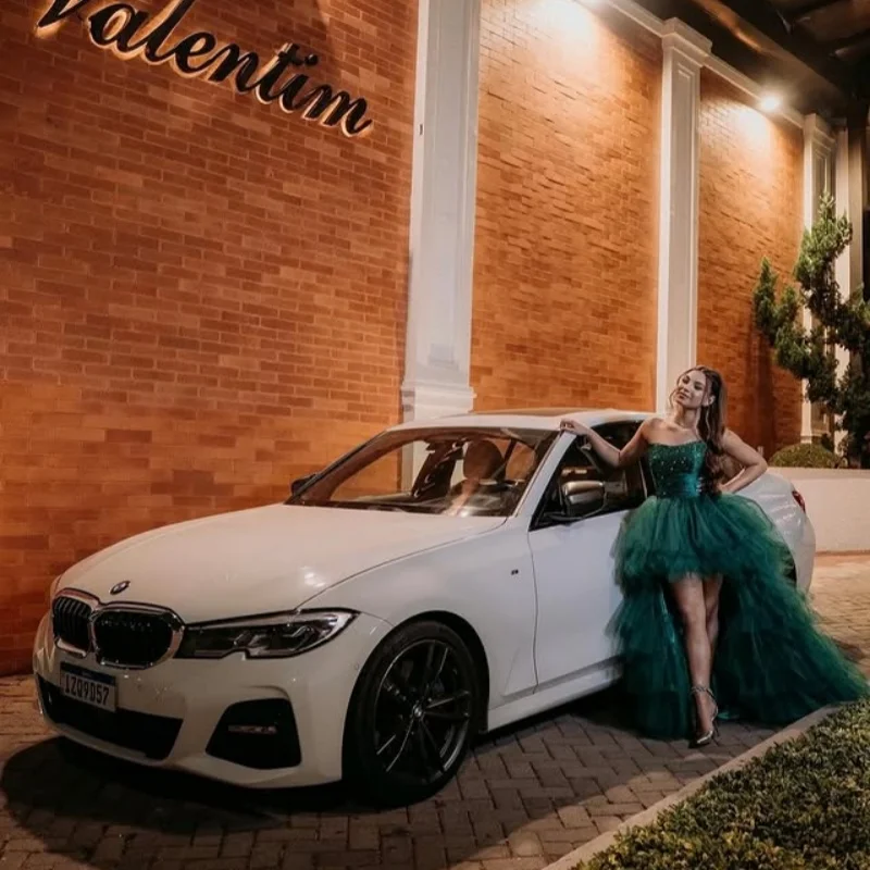 Темно-зеленые платья quinceanera - Фотография_2