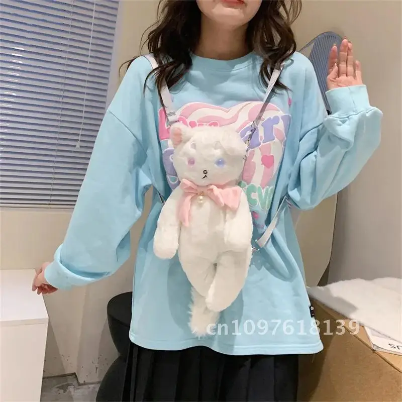 Kawaii женская плюшевая сумка через плечо с героями мультфильмов - Фотография_2