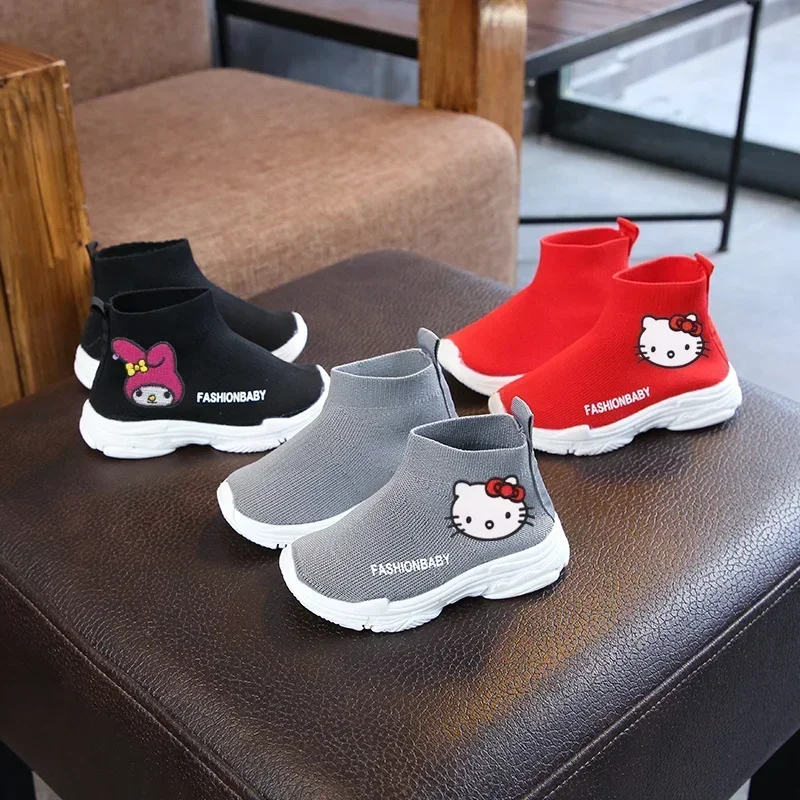 Sanrio кроссовки из тканой сетки для мальчиков и девочек - Фотография_5