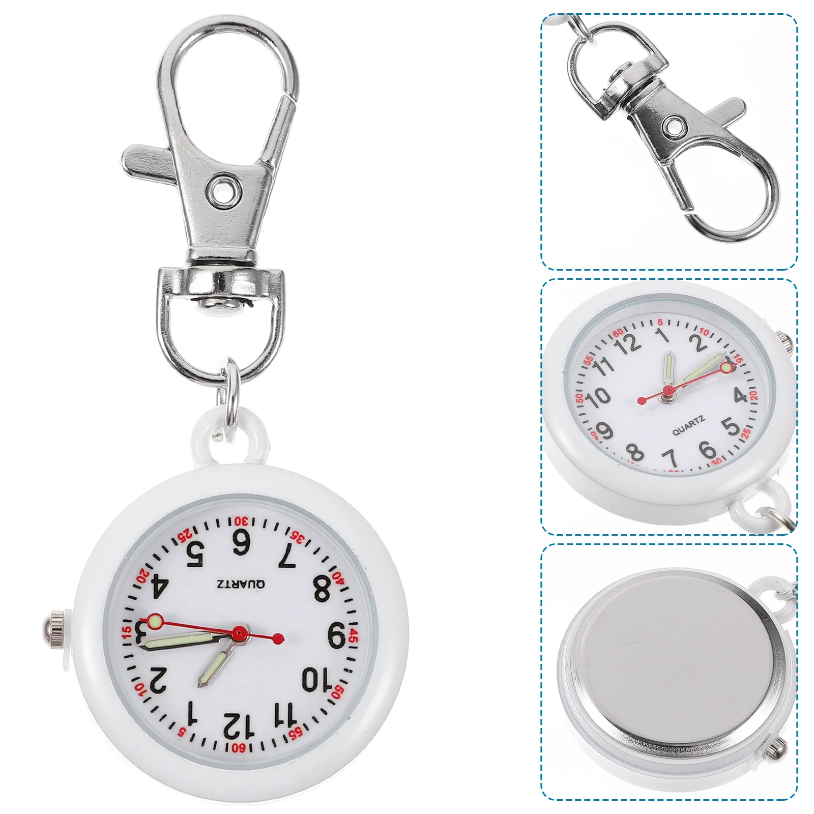 Часы для медсестры с клипсой на брелоке для доктора - Фотография_2