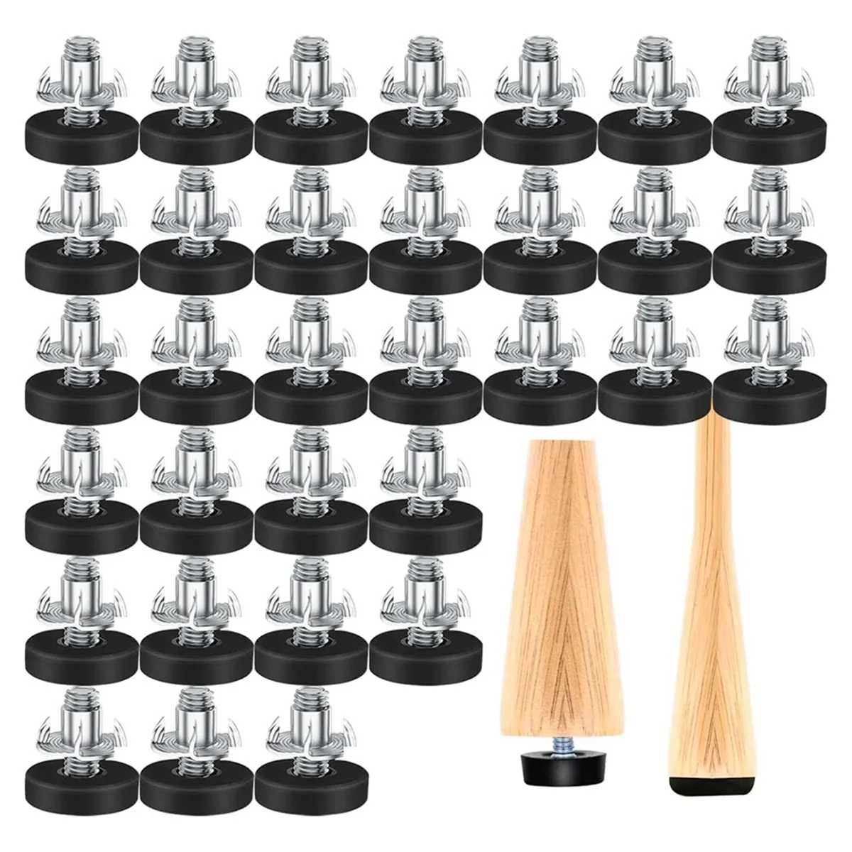 Резьбовые регулируемые нивелиры для мебели m6 - Фотография_2