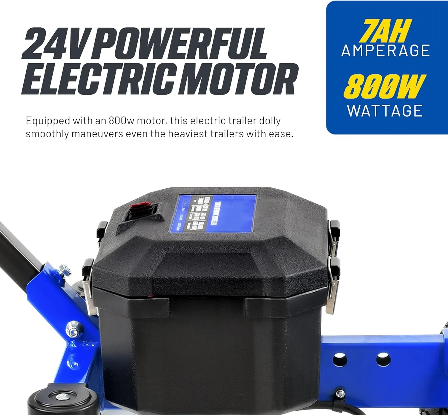 Электрическая тележка для прицепа с двигателем 800 вт - Фотография_4