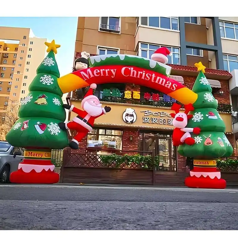 Iatable arch рождественские сложенные - Фотография_6