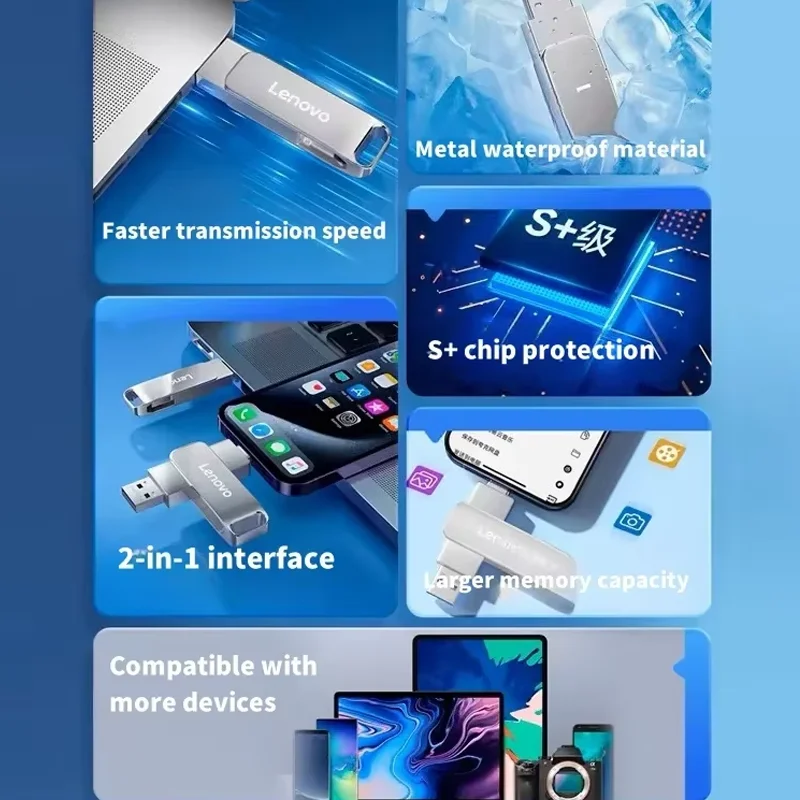 Lenovo 64tb 3.0 usb-накопитель - Фотография_4