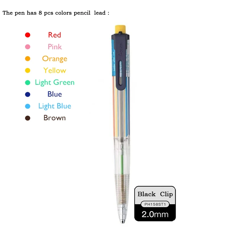 Японский карандаш pentel multi 8 - Фотография_6