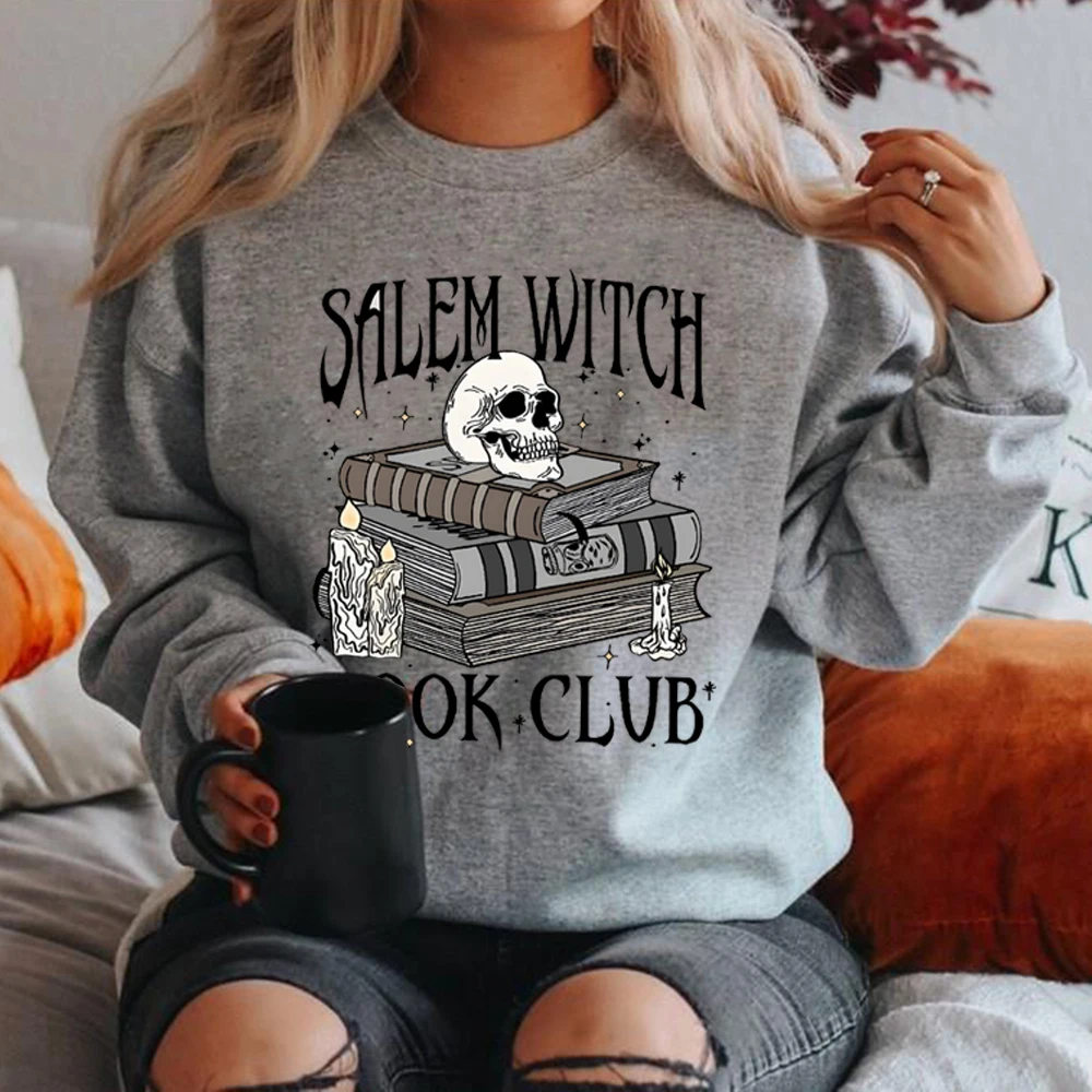 Толстовка salem witch book club - Фотография_3