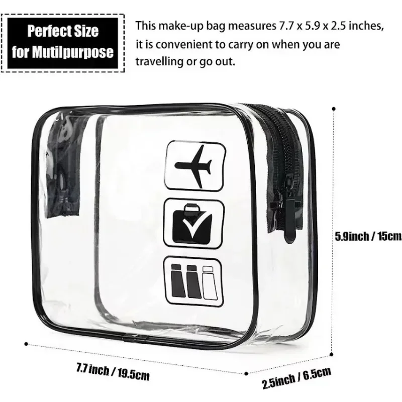 Женские прозрачные органайзеры для дорожной упаковки из пвх - Фотография_4
