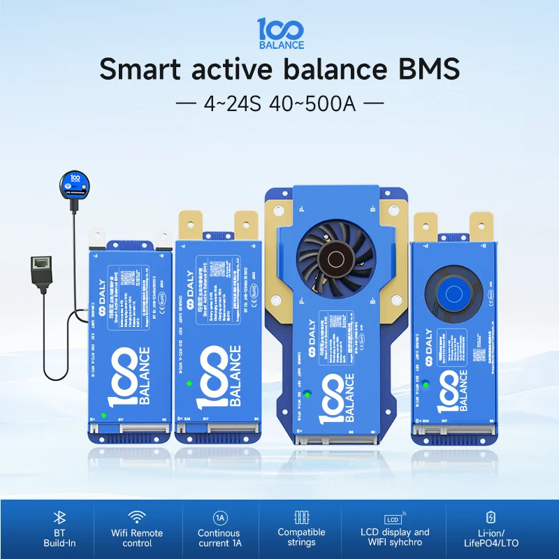 Daly 100 bms встроенный активный