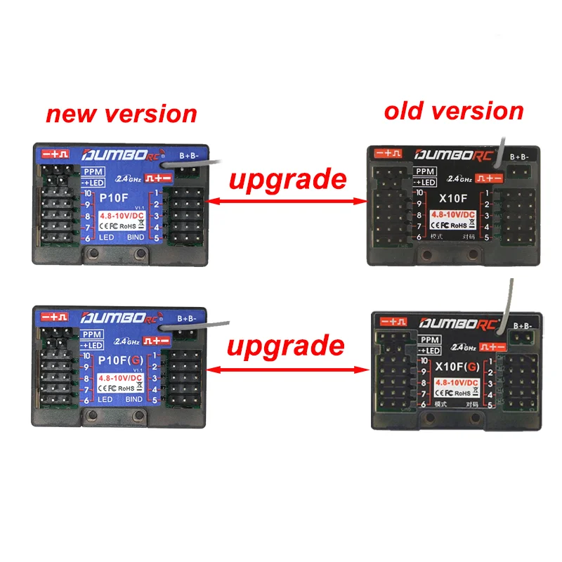 Dumborc p6fg x10fg p6dc x4fmg mini 4ch 6ch 10ch приемник 4 - Фотография_2