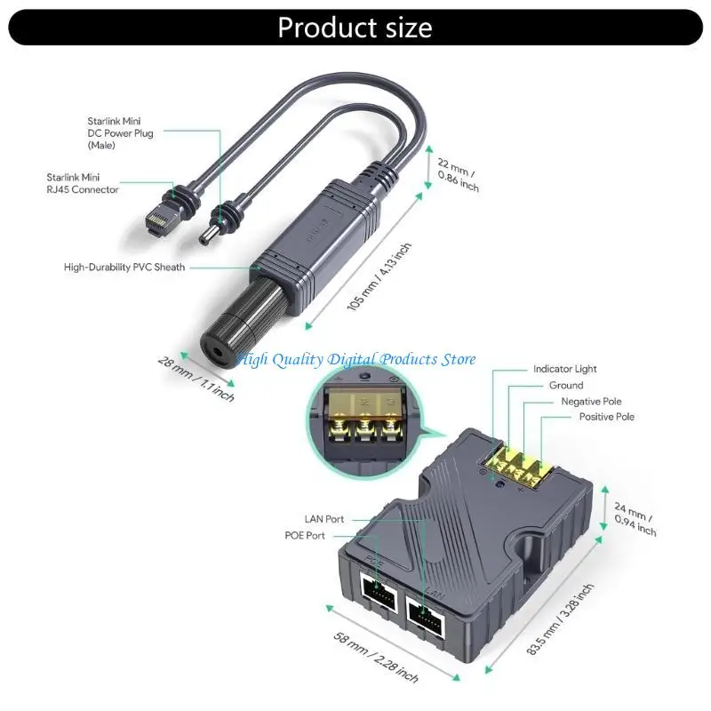 U2je rj45 пассивный инжектор poe - Фотография_6
