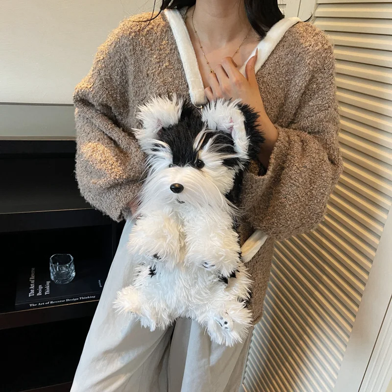 Рюкзак шнауцер, мягкая плюшевая игрушка - Фотография_6