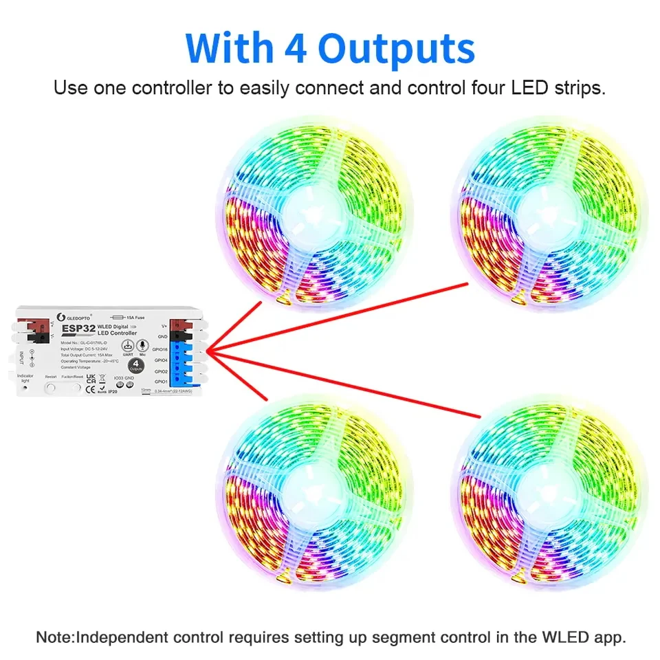 Gledopto esp32 wled-контроллер - Фотография_2