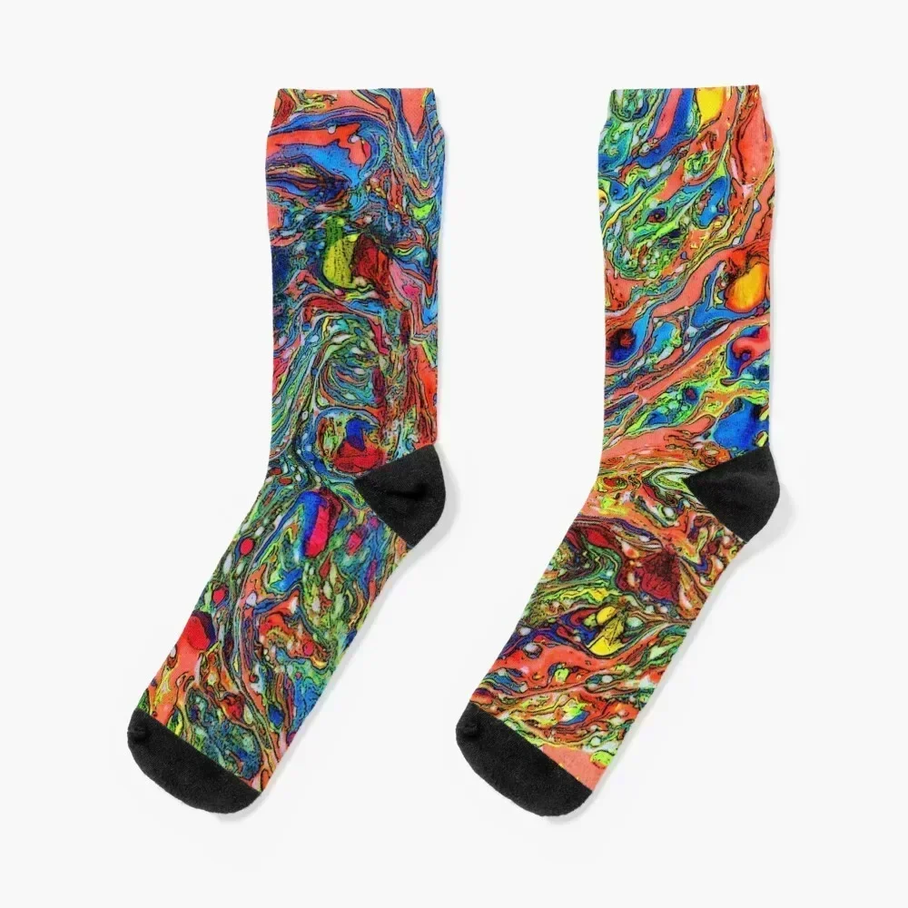 Носки rainbow lava