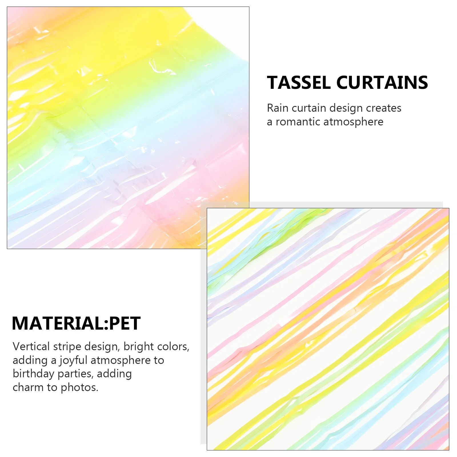 Прочная пластиковая занавеска с бахромой - Фотография_5