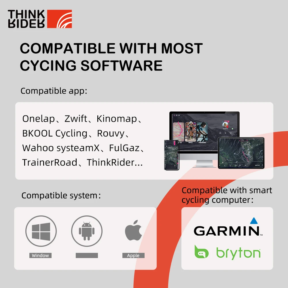 Thinkrider x2max smart bike trainer - Фотография_3