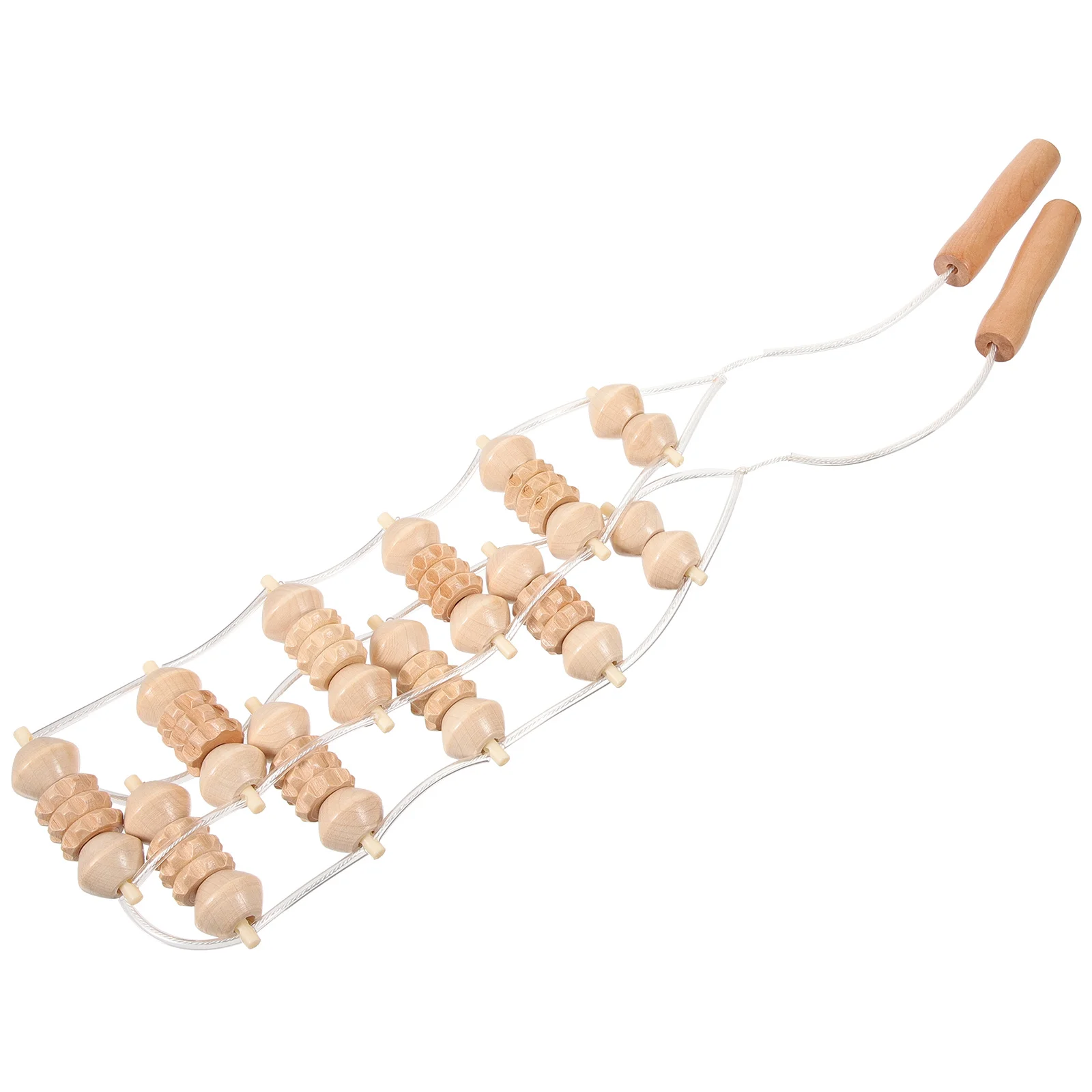 Деревянный роликовый массажер для спины - Фотография_2