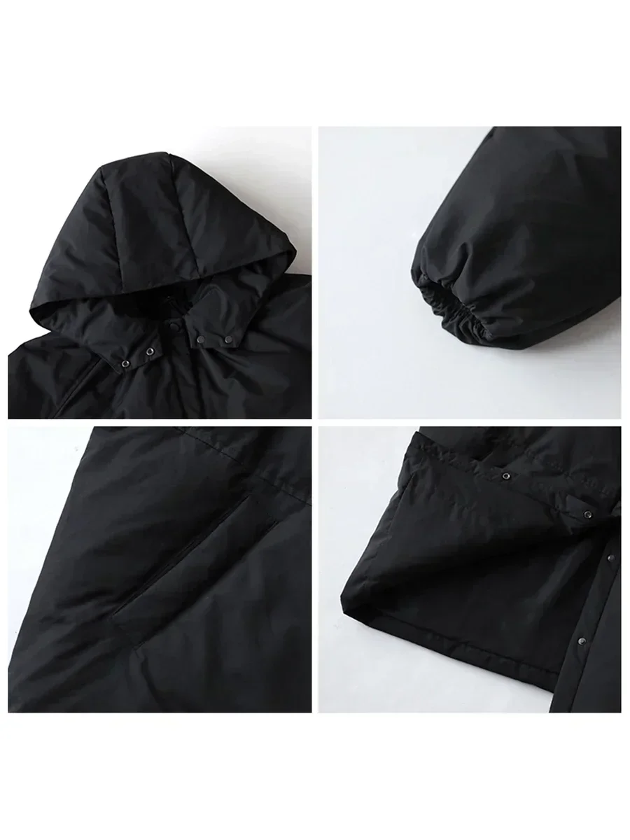 Chic ven женские пуховики однотонный - Фотография_5