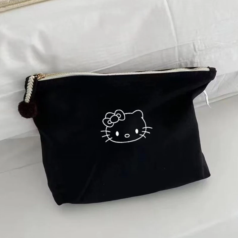 Черная сумка для хранения макияжа hello kitty kawai - Фотография_2