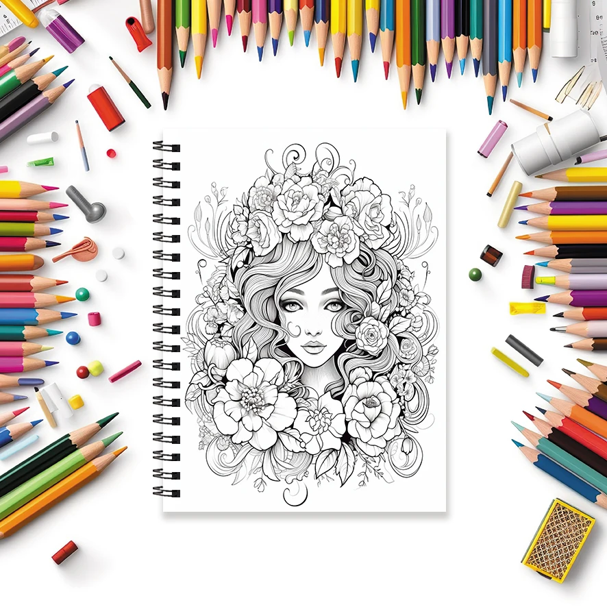 Книжка-раскраска для взрослых loved by the forest — 8 - Фотография_3