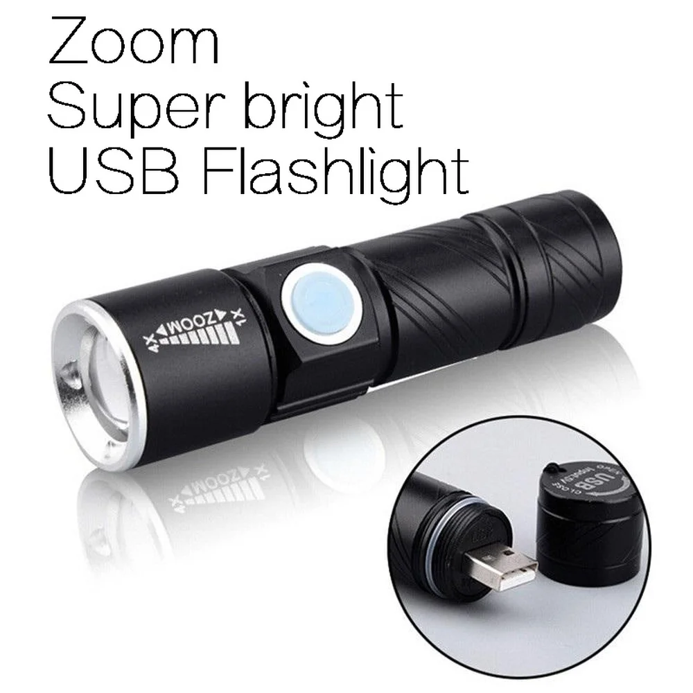 Мини-usb перезаряжаемый фонарик - Фотография_4