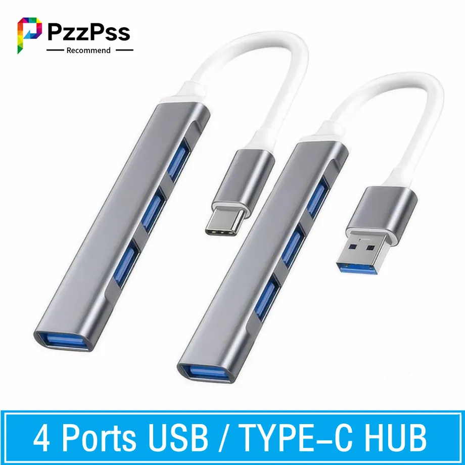 Usb-разветвитель с 4 портами usb type-c