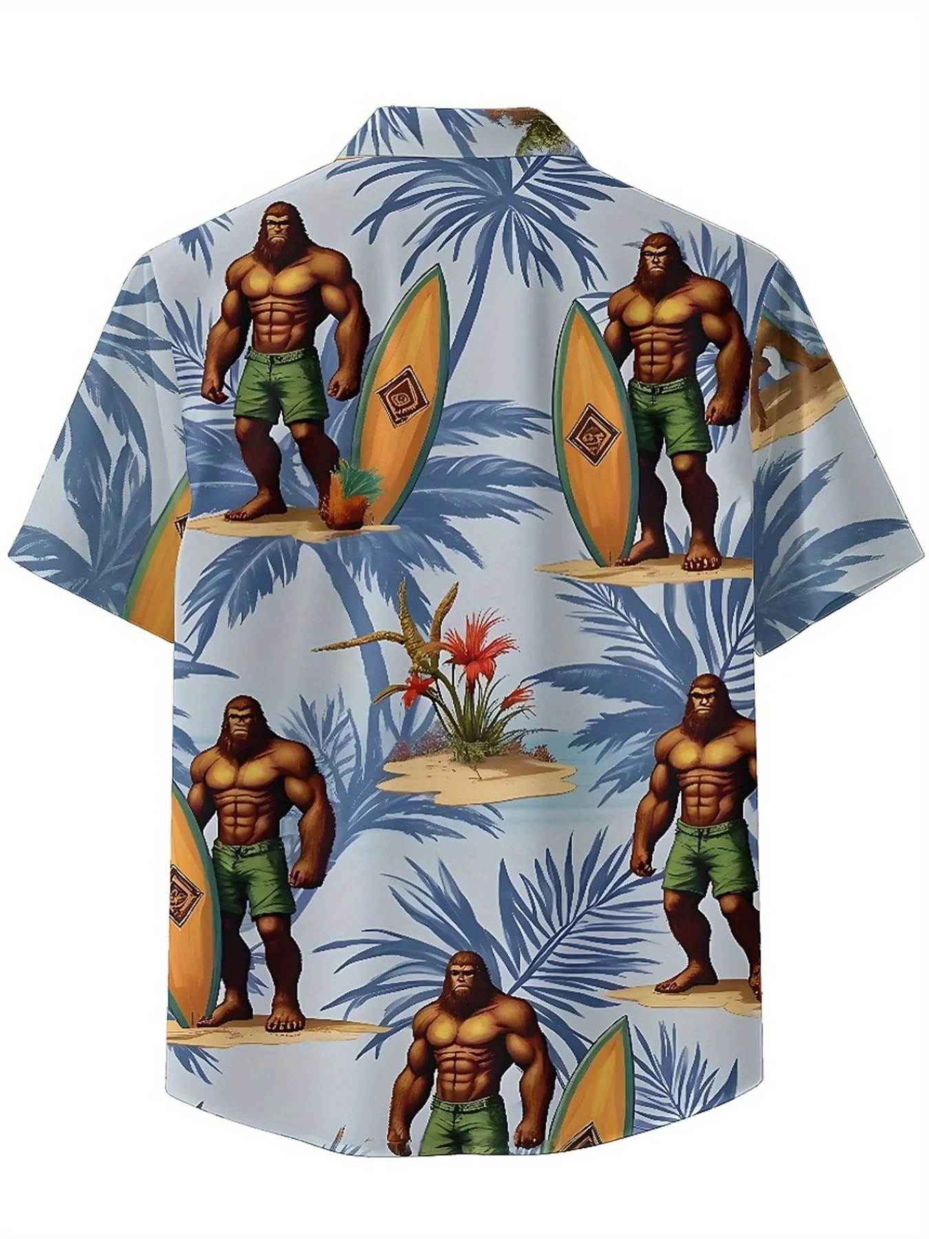 Мужские гавайские рубашки больших - Фотография_3