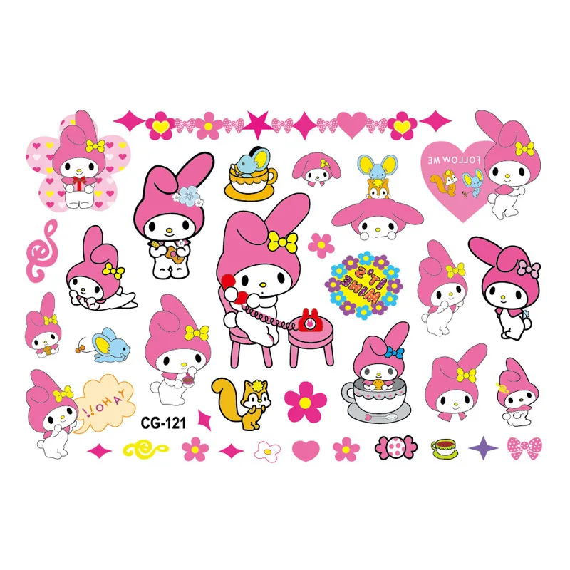 Sanrio hello kitty cat татуировка - Фотография_5