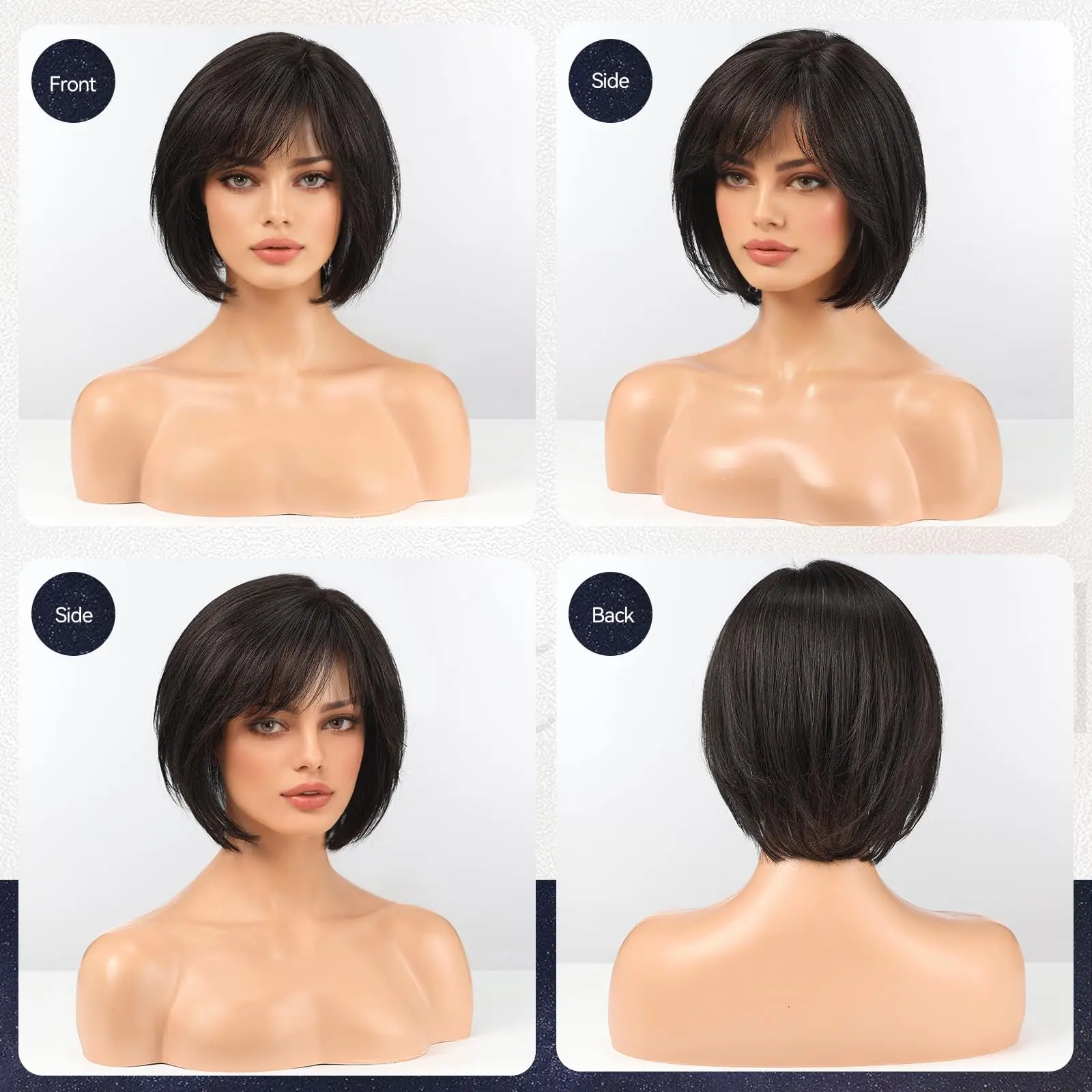 Натуральные черные человеческие волосы remy - Фотография_4