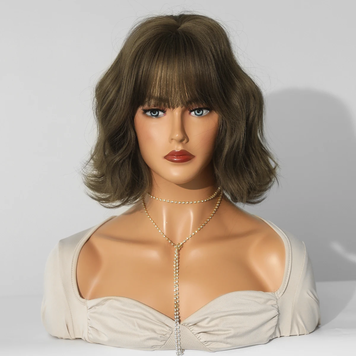 Парик namm короткий боб парик светлые - Фотография_5