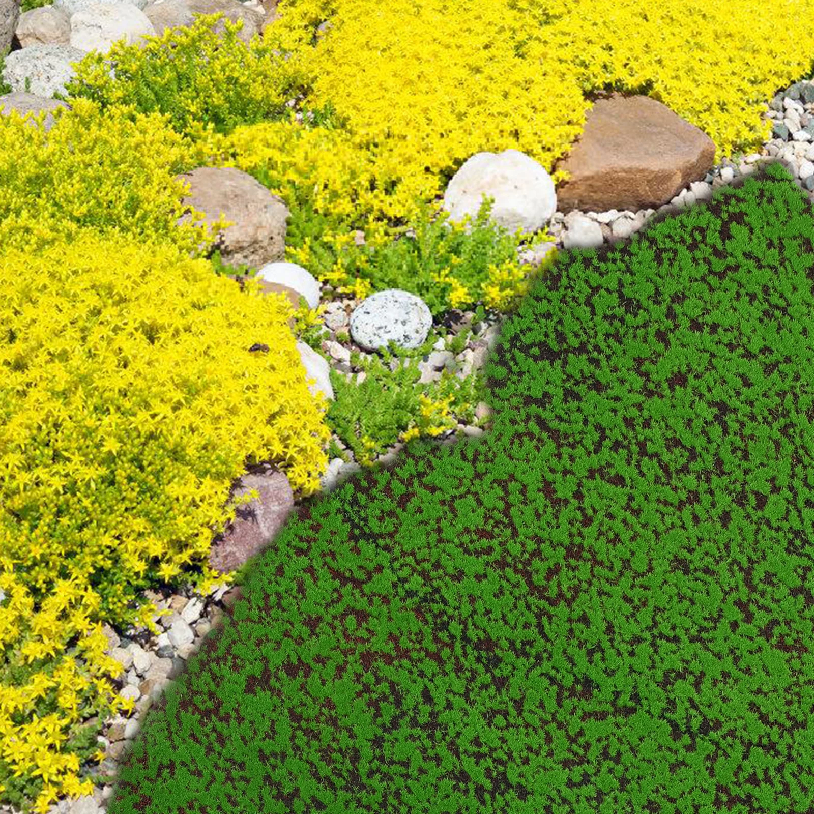 Искусственный мох поддельный зеленый - Фотография_3