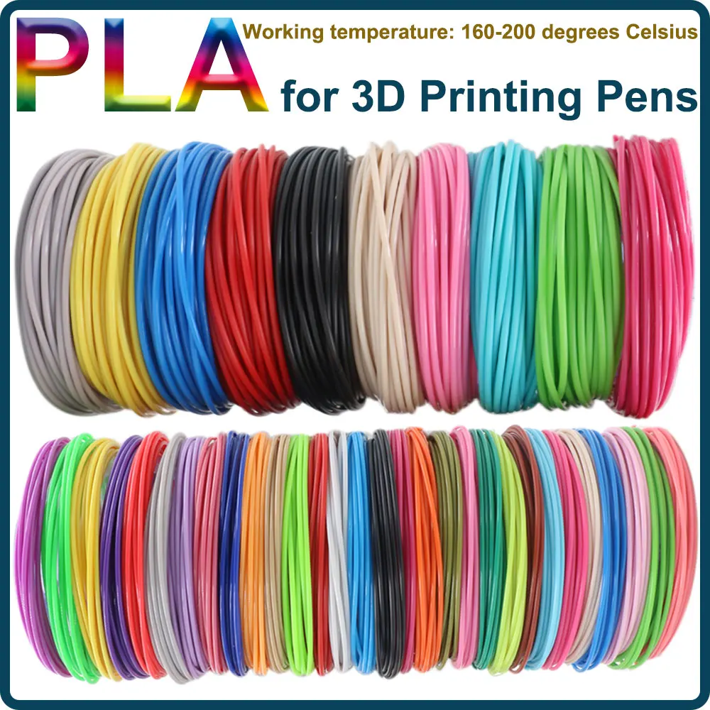 Цветная pla-нить для печати 3d-ручками 50 м
