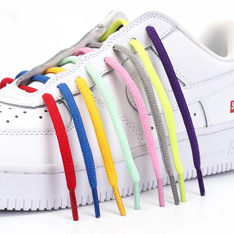 Плоские полукруглые шнурки для всех обуви - Фотография_3