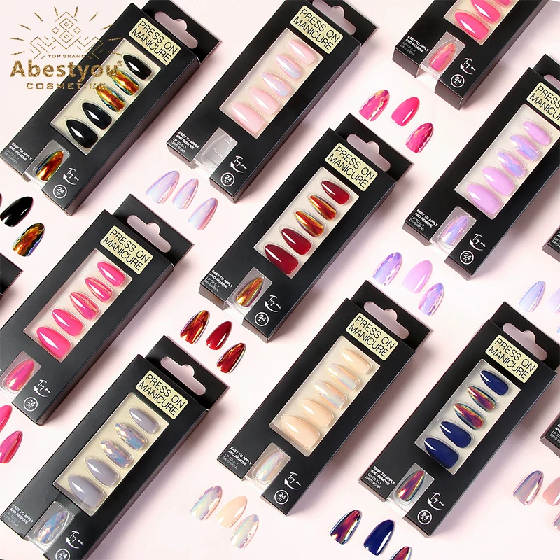 Наборы акриловых ногтей с полигелевыми