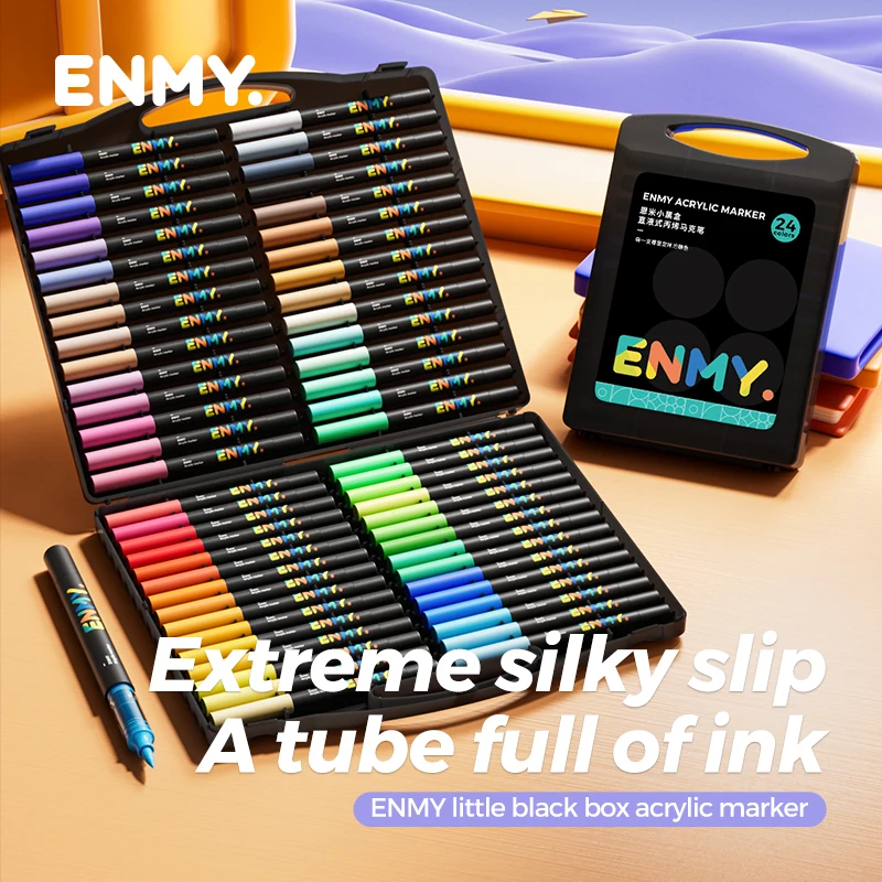 Enmy акриловые маркеры ручка прямая