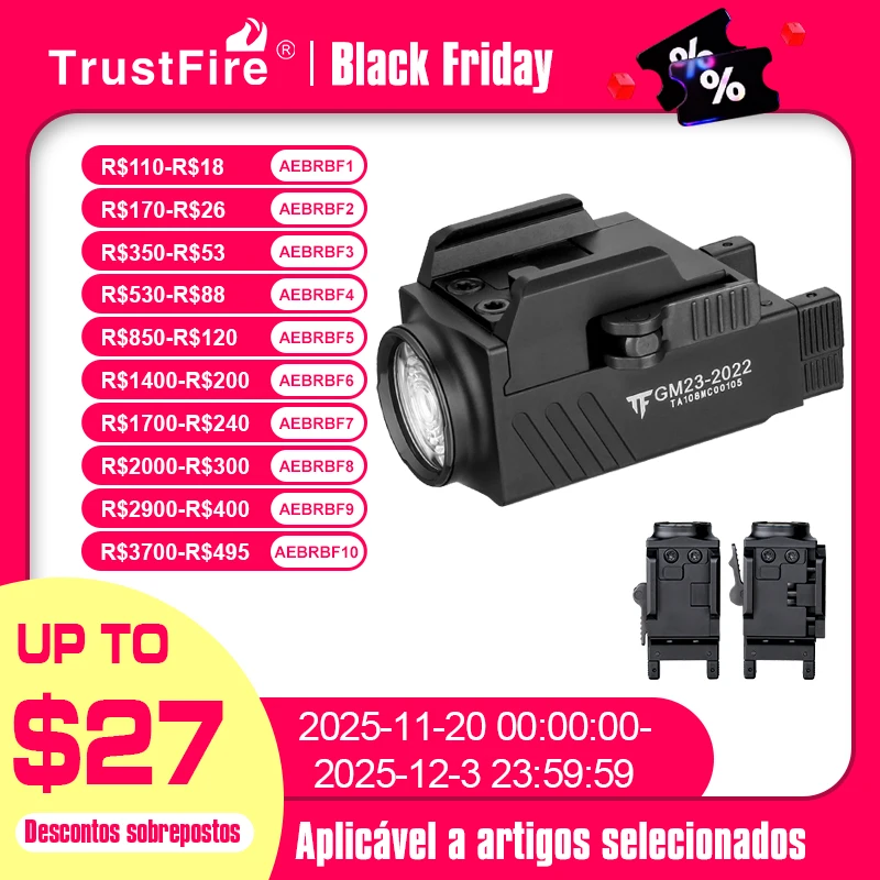 Тактический светодиодный фонарик trustfire gm23