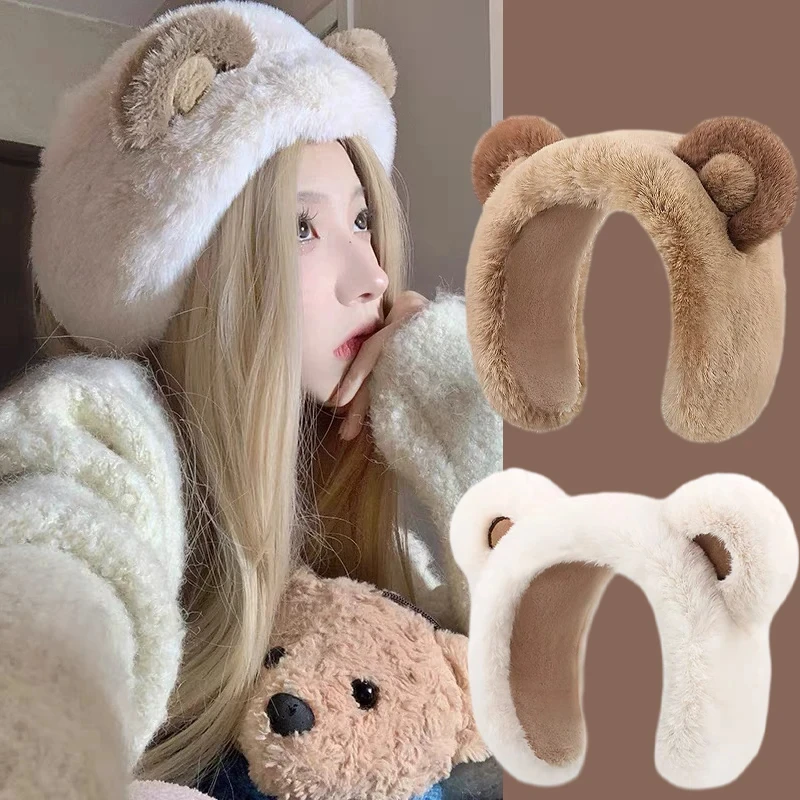 Новые женские наушники теплые наушники
