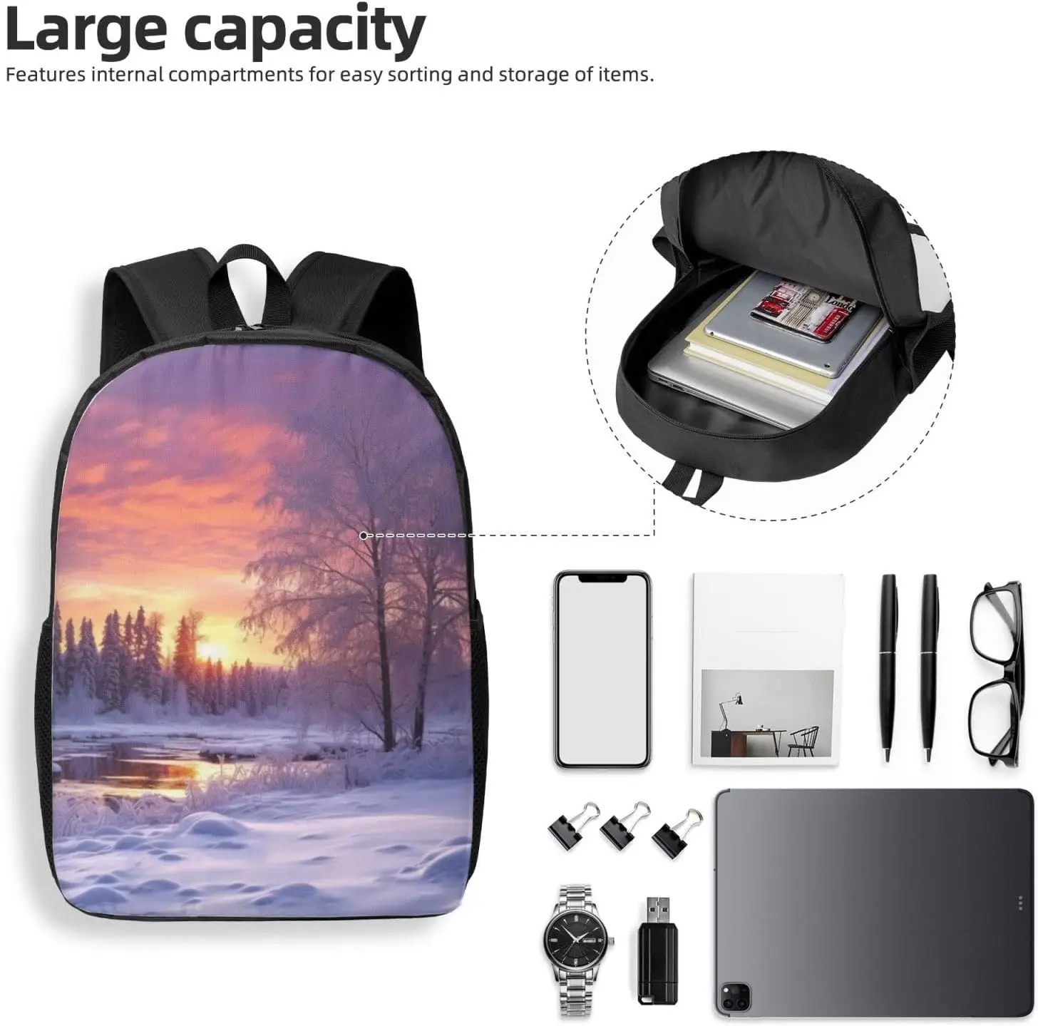 Ousika модный рюкзак повседневный - Фотография_6