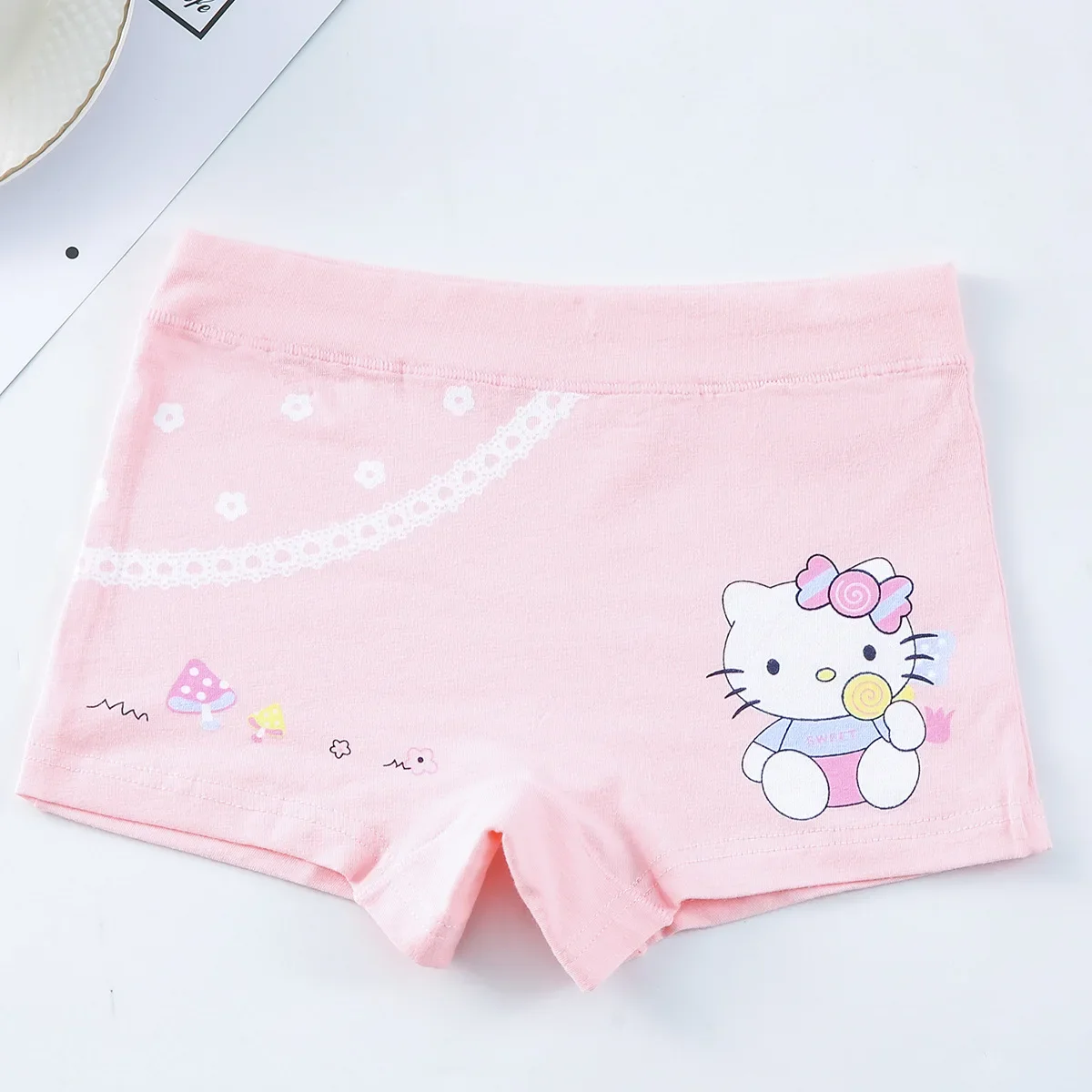 Sanrio новое детское хлопковое нижнее белье hello kitty для девочек - Фотография_2