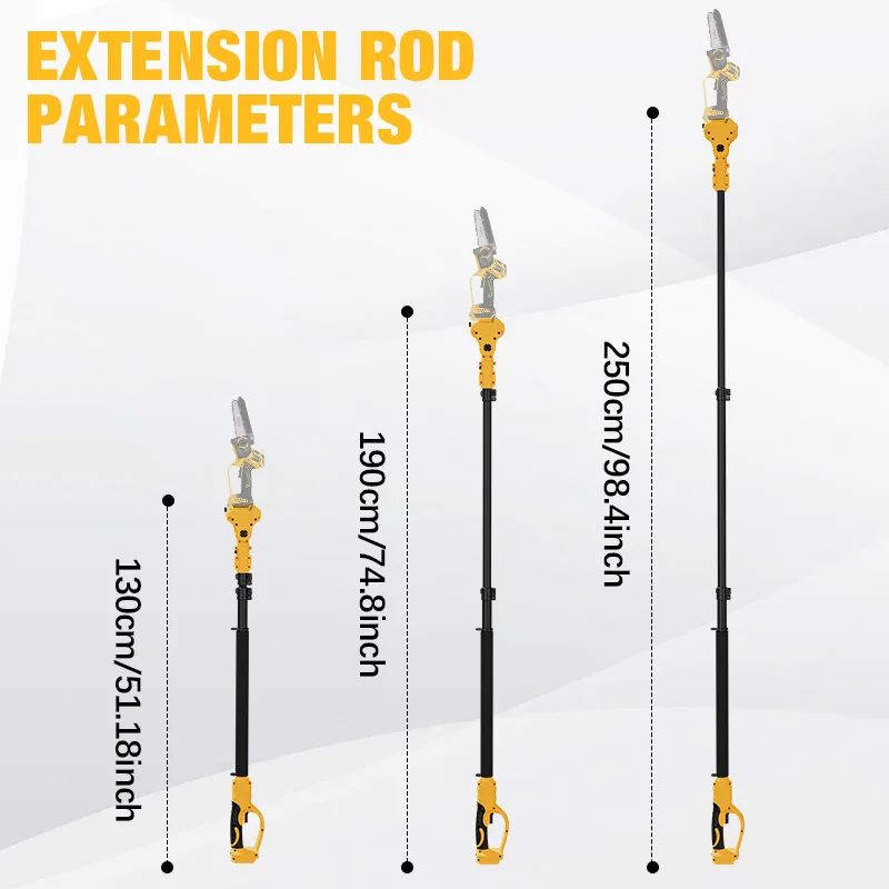 6-дюймовая бесщеточная телескопическая пила с высокой ветвяной пилой - Фотография_3