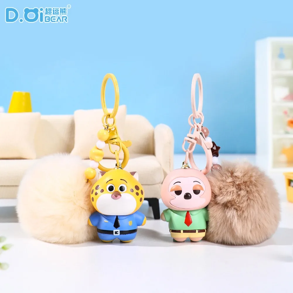 Новые официальные брелки серии zootopia hairball - Фотография_3