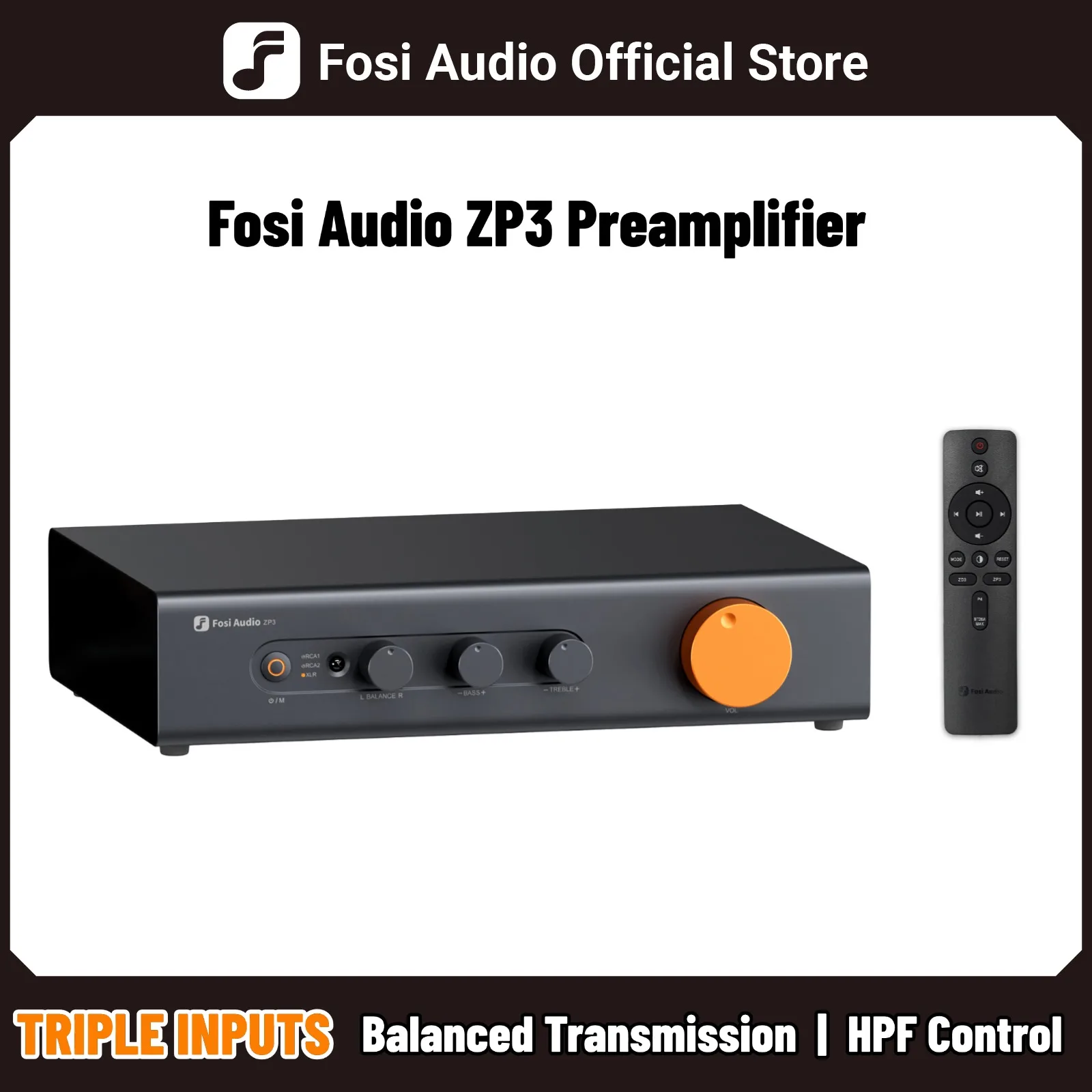 Предусилитель fosi audio zp3 с