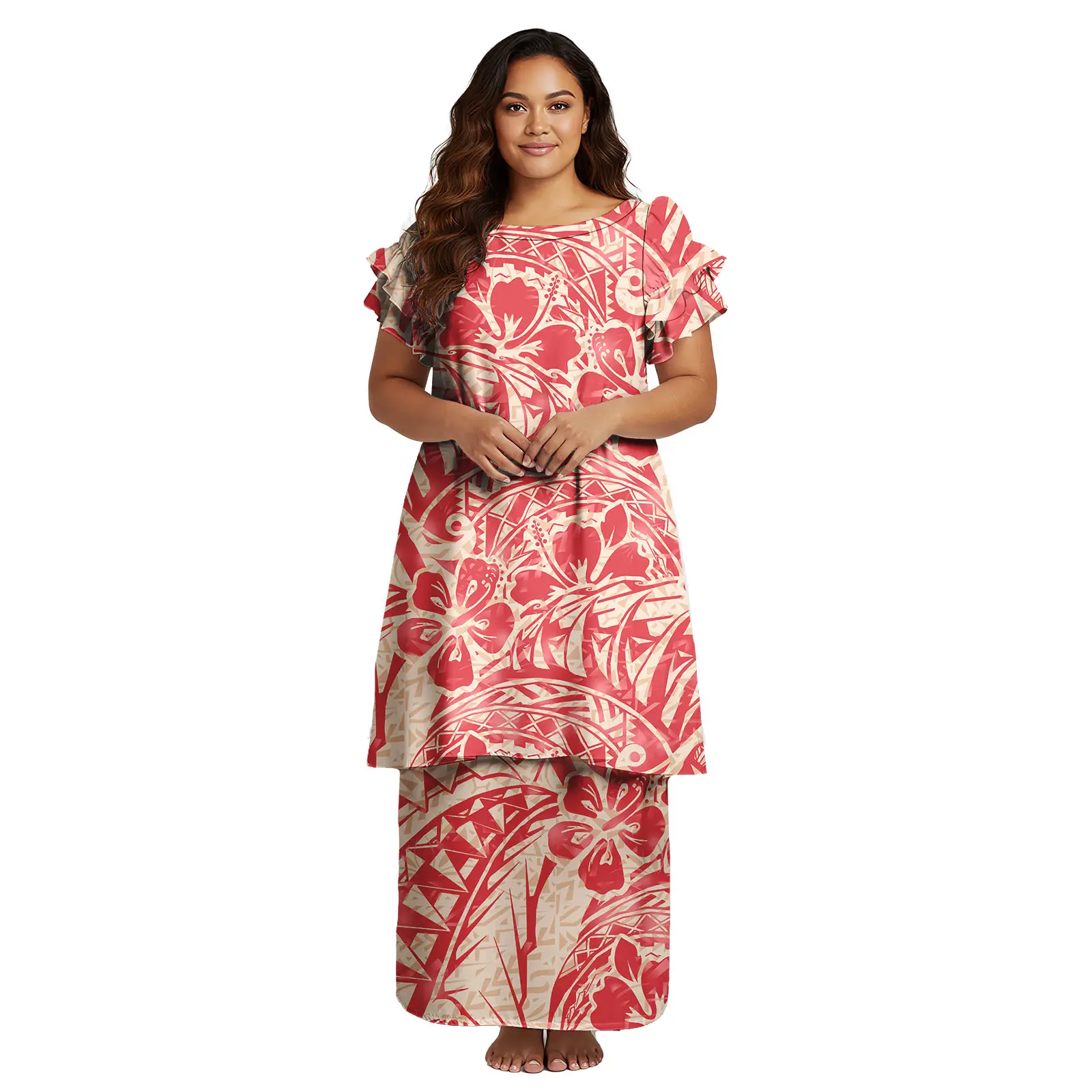 Новейший полинезийский этнический наряд для женщин - Фотография_6